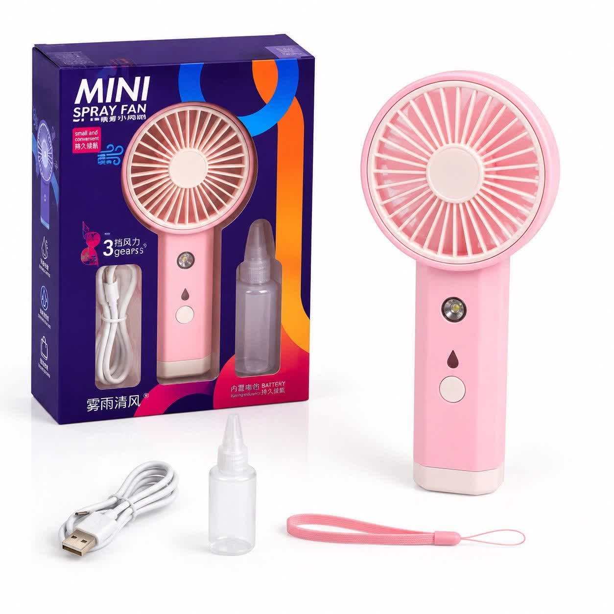 پنکه مهپاش مدل Mini  شارژی