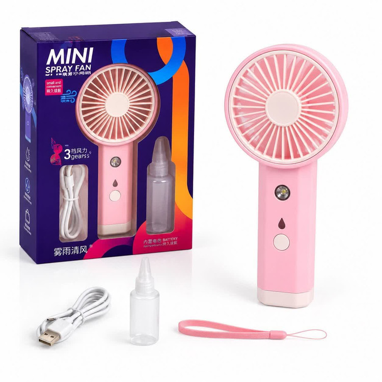پنکه مهپاش مدل Mini شارژی
