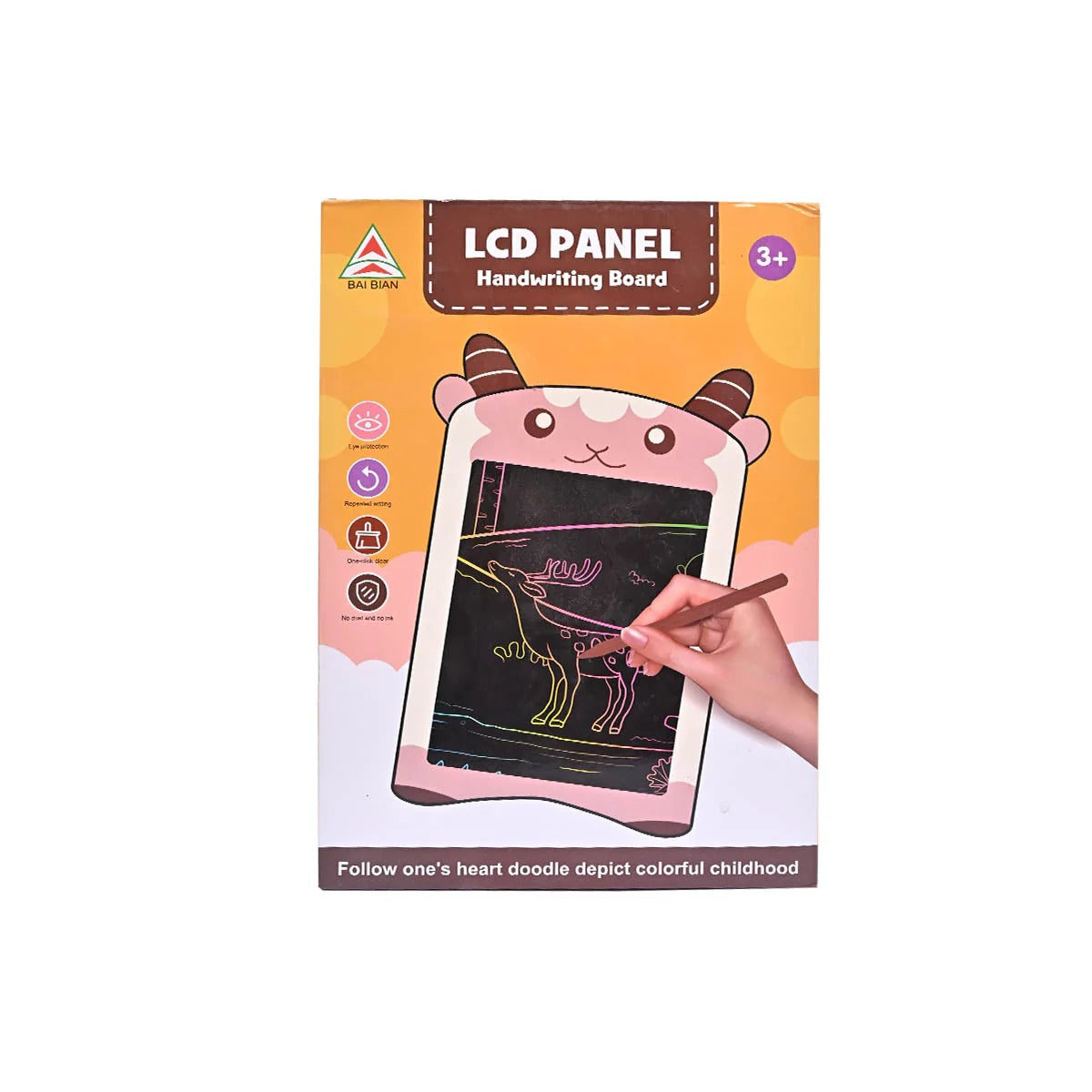 تبلت رنگی طرح حیوانات رنگی lcd PANEL